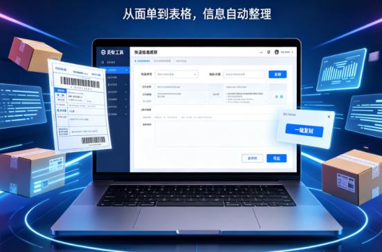 网购退货/发货福音：一键复制所有快递单号与物流公司，效率翻倍