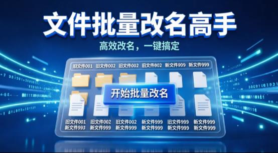 文件夹批量改名怎么做？新旧名称一键互换，保姆级实操指南