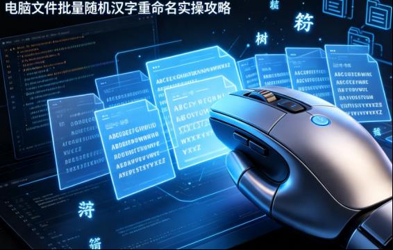 只需3步，让电脑自动给成百上千个文件随机起中文名（亲测有效）