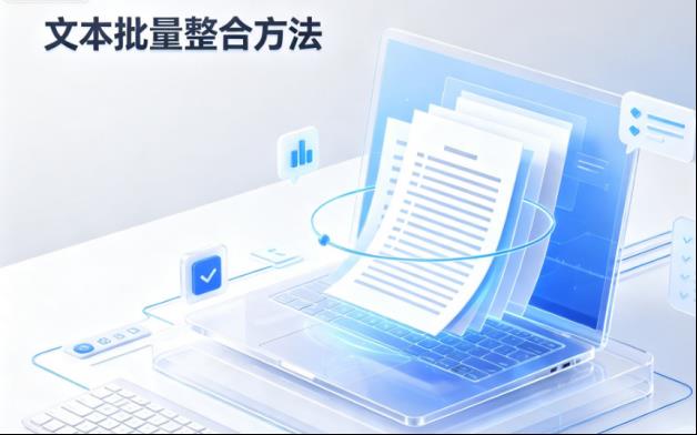 职场人必备：如何用“首助编辑高手”快速合并海量文本？手把手教学