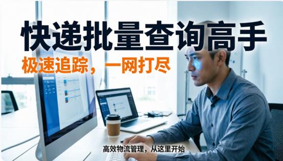 客服准时下班指南！一键批量查快递+手机号秒筛，这效率真的绝了！